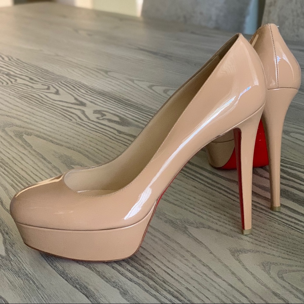 Nude platform heel pump - 42 (US 12)